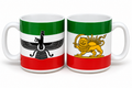 Persian Heritage Mug Set – Lion & Sun & Faravahar – 2 Piece
