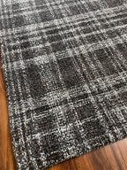 AMER Laurel Charcoal Handmade Wool Blend Rug – 2' x 3'