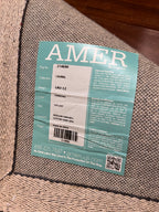 AMER Laurel Charcoal Handmade Wool Blend Rug – 2' x 3'