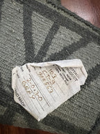 Handmade Gray & Charcoal Geometric Wool Rug – 2’ × 3’