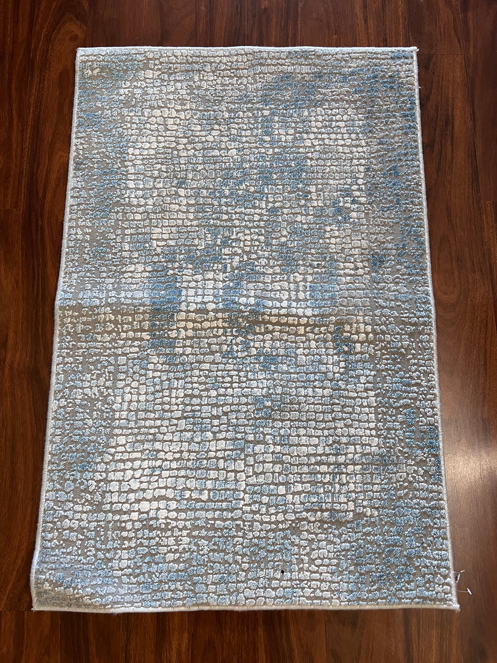 Amer Rugs Hamilton HAM-4 Gray Blue Area Rug – 2’ × 3’