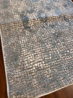 Amer Rugs Hamilton HAM-4 Gray Blue Area Rug – 2’ × 3’