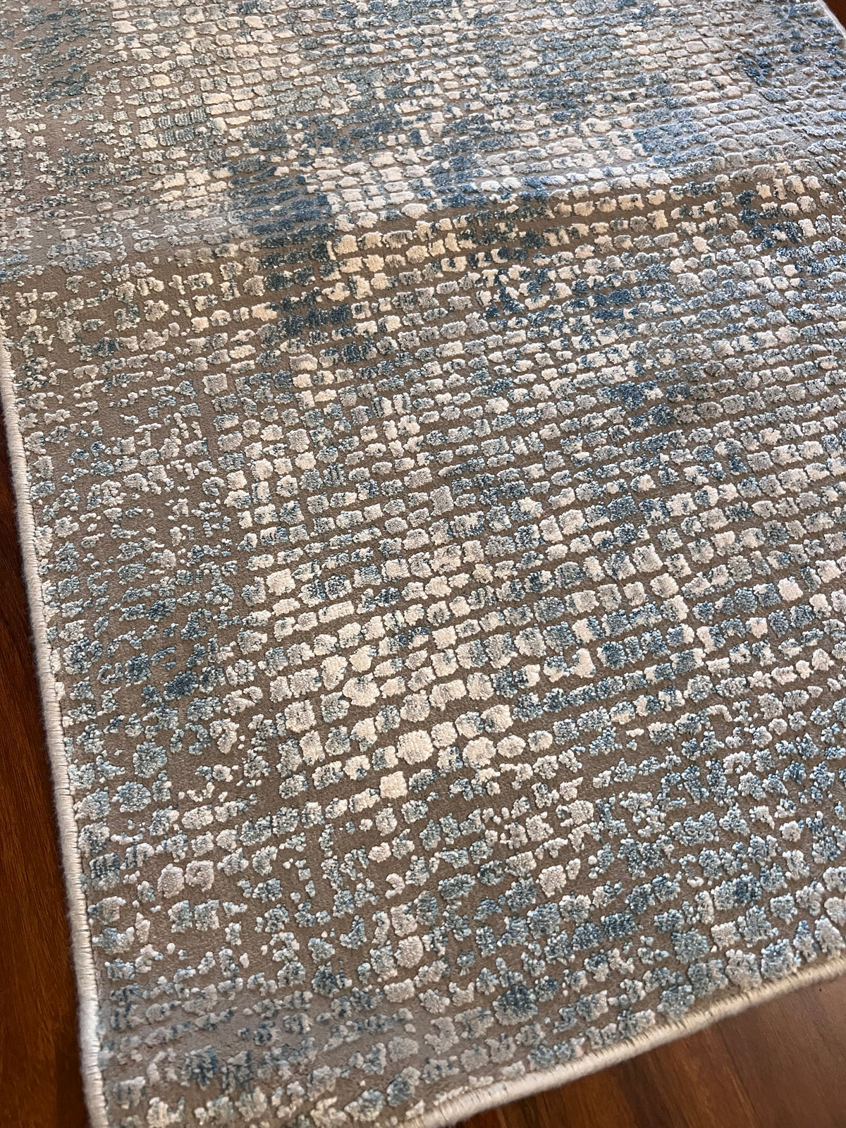 Amer Rugs Hamilton HAM-4 Gray Blue Area Rug – 2’ × 3’