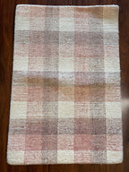 Amer Rugs Tartan TRA-14 Rose Gold Plaid Wool Rug – 2’ × 3’