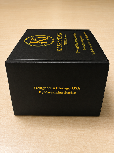 Faravahar Coffee Mug Persian Ceramic Zoroastrian Symbol